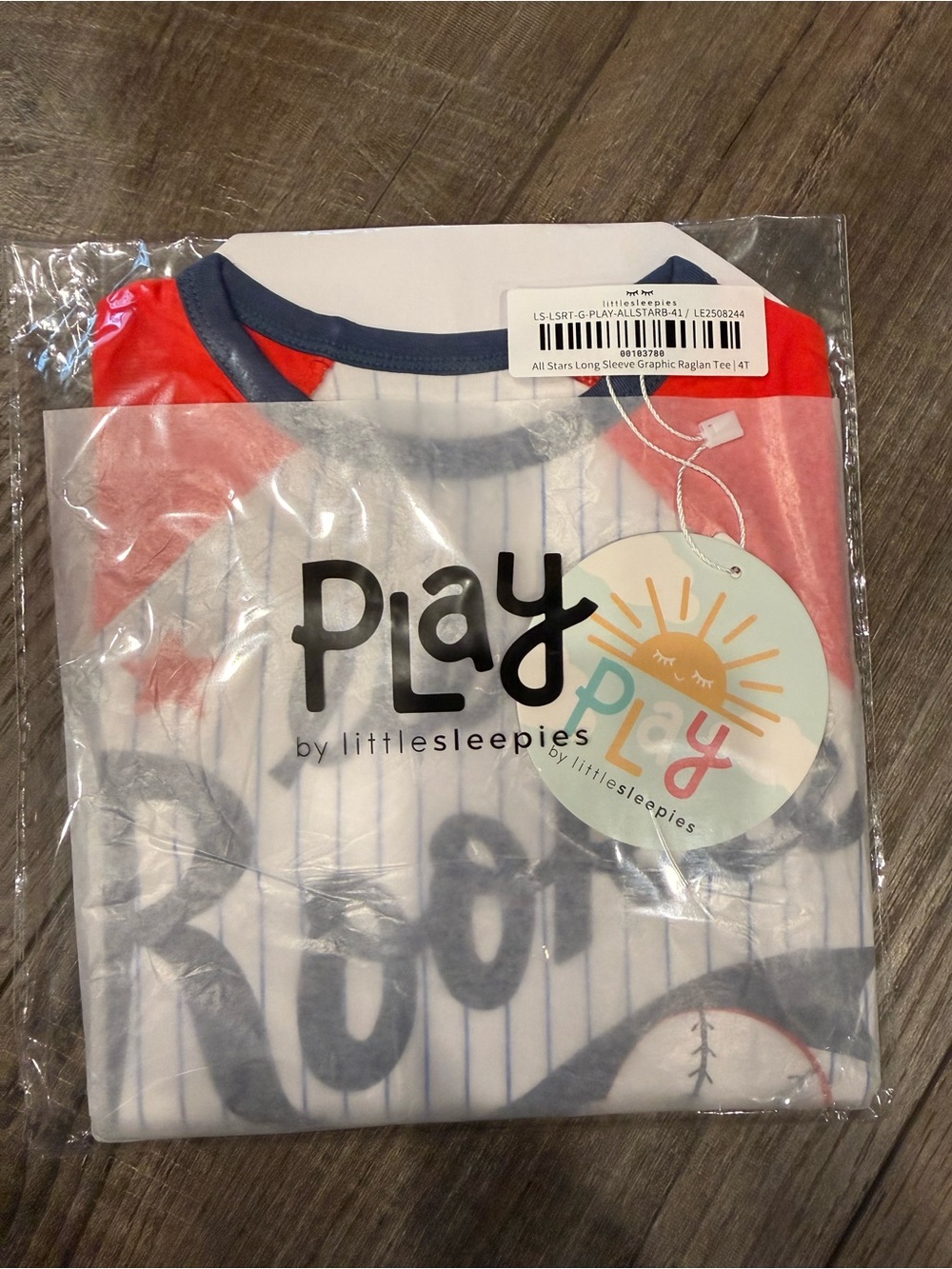 NIB Little Sleepies Allstars long sleeve tee